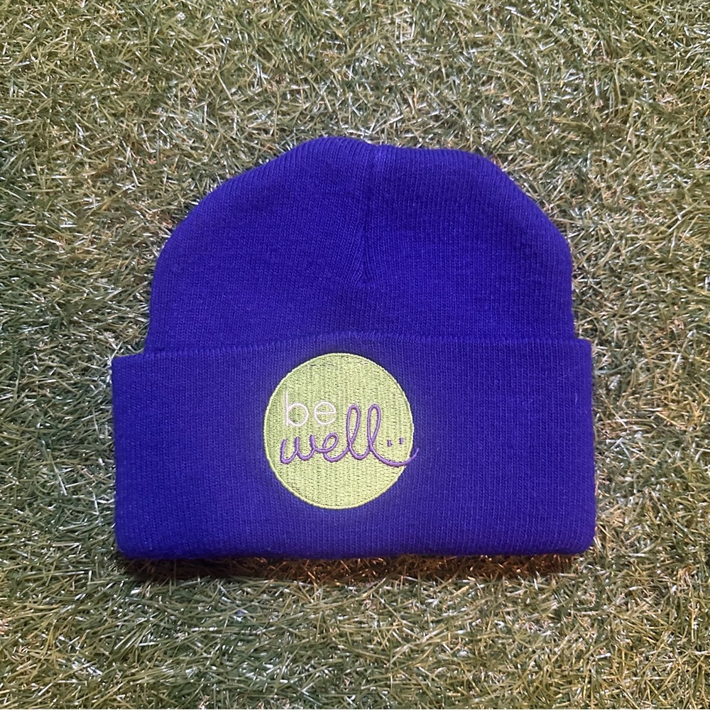 One size fits all be Well Beanie - blue